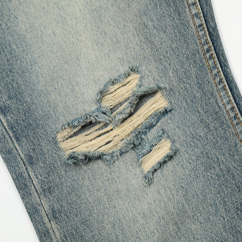 Distressed Ripped Streetwear Jeans PinkLimes Trending Streetwear