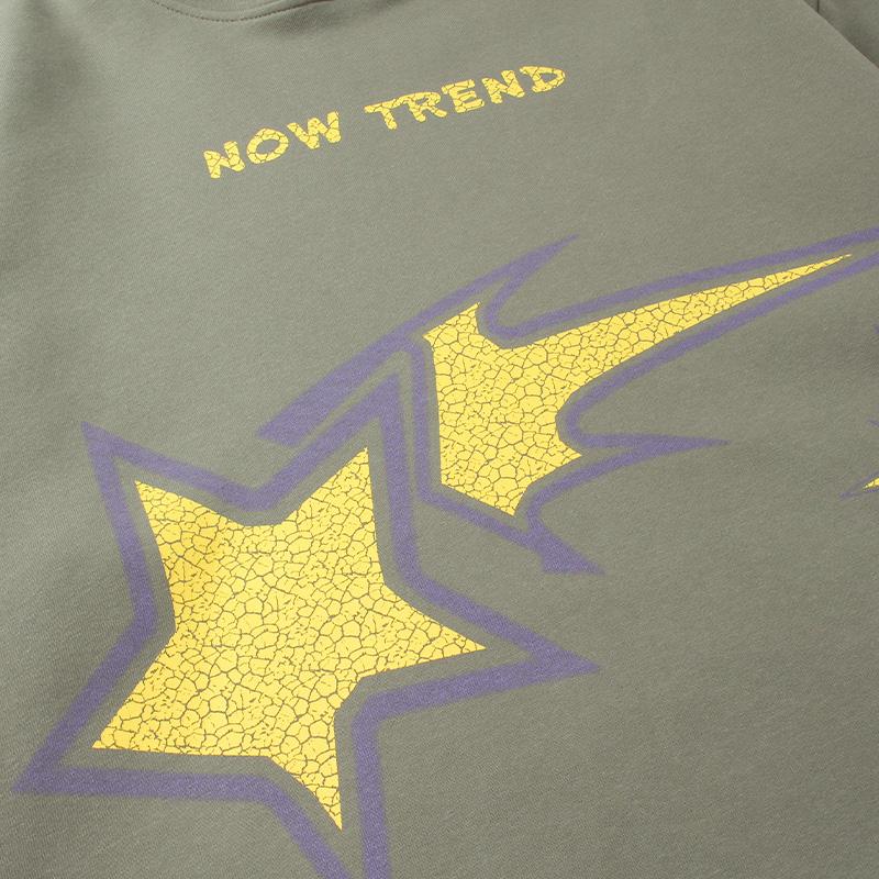 Shooting Stars Hoodie Shirts & Tops PinkLimes Trending Streetwear