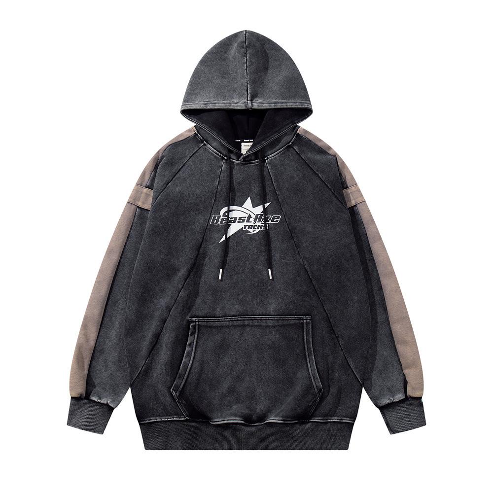 Beast Axe Trend Hoodie Black Shirts & Tops PinkLimes Trending Streetwear