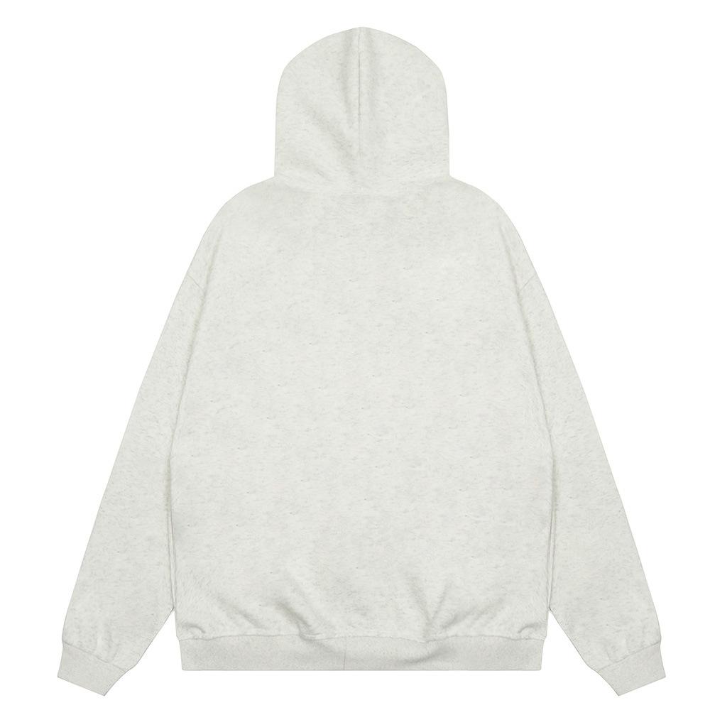 Embroidered Cartoon Zip-Up Hoodie Shirts & Tops PinkLimes Trending Streetwear