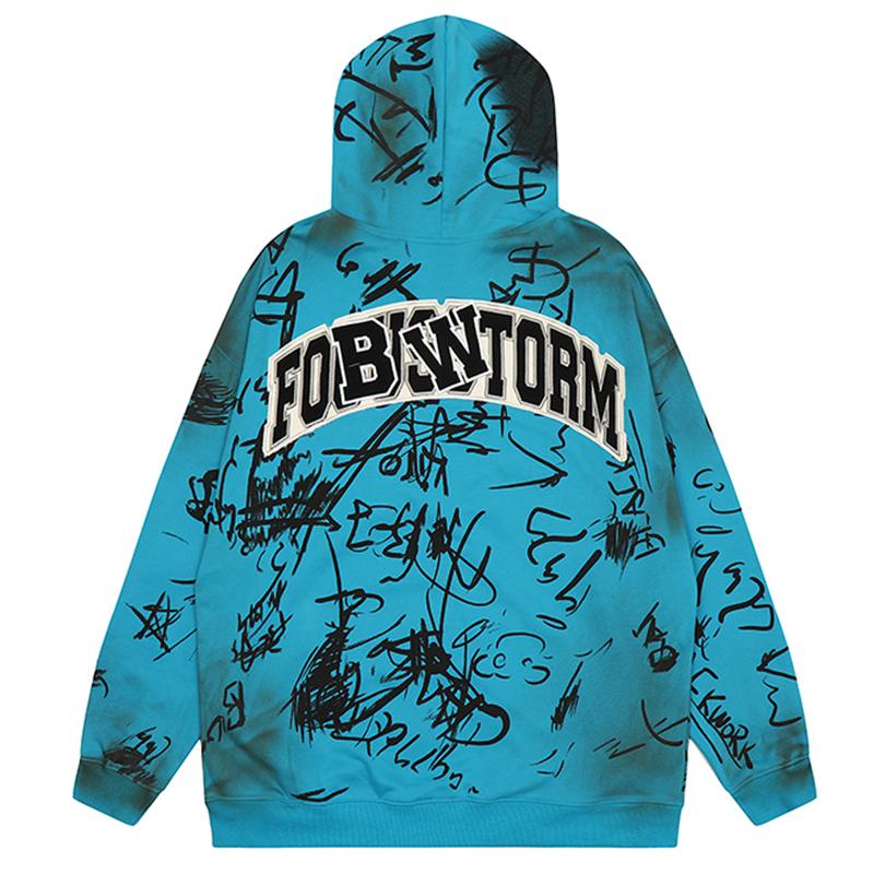 126 Zip-Up Hoodie Shirts & Tops PinkLimes Trending Streetwear