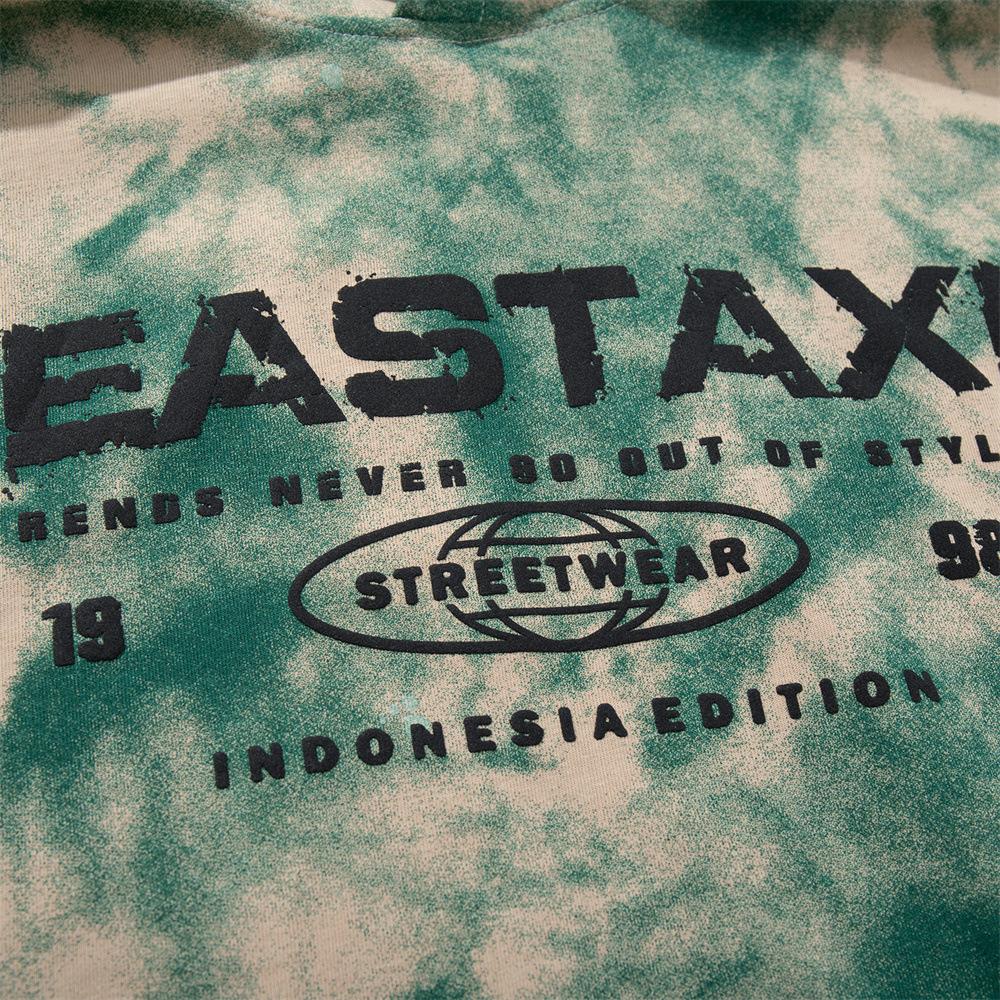 Tie-dyed Camouflage Hoodie Shirts & Tops PinkLimes Trending Streetwear