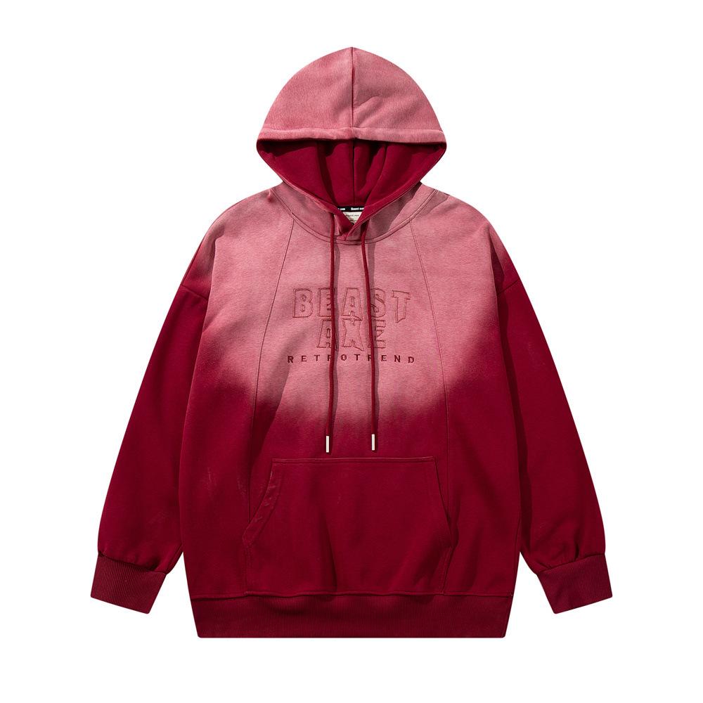 Beast Axe Hoodie Red Shirts & Tops PinkLimes Trending Streetwear