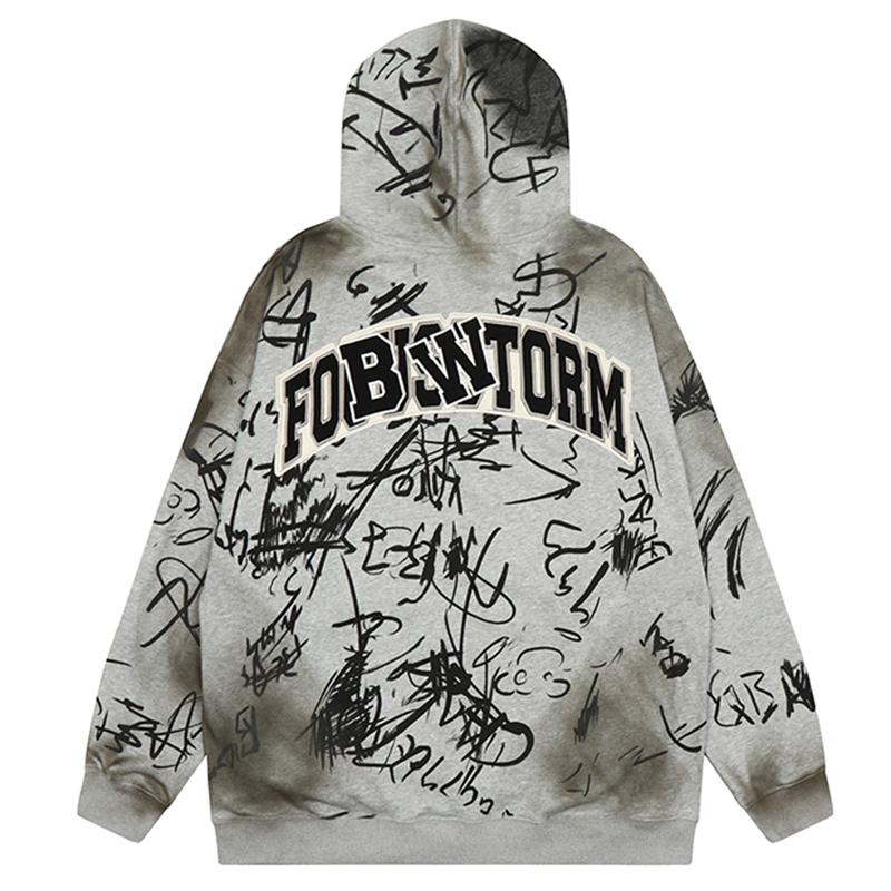 126 Zip-Up Hoodie Shirts & Tops PinkLimes Trending Streetwear