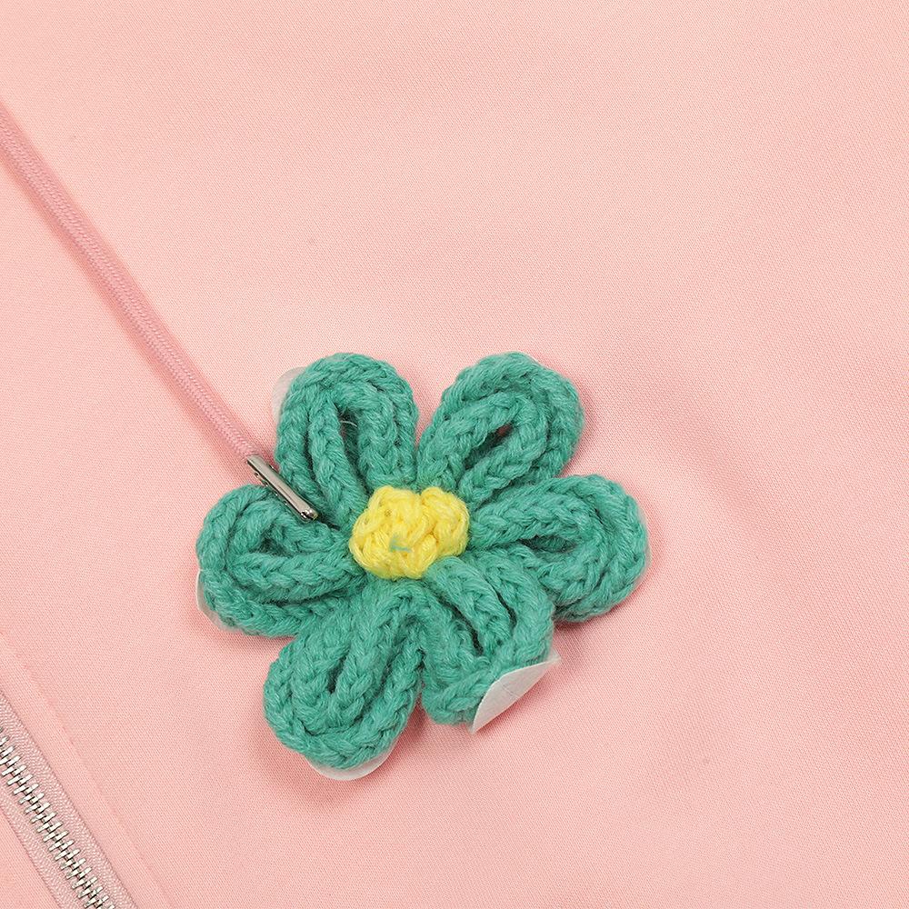 Flower Hoodie Shirts & Tops PinkLimes Trending Streetwear