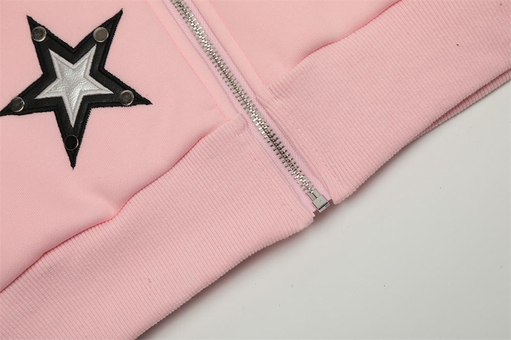 Stars Hoodie PinkLimes Trending Streetwear