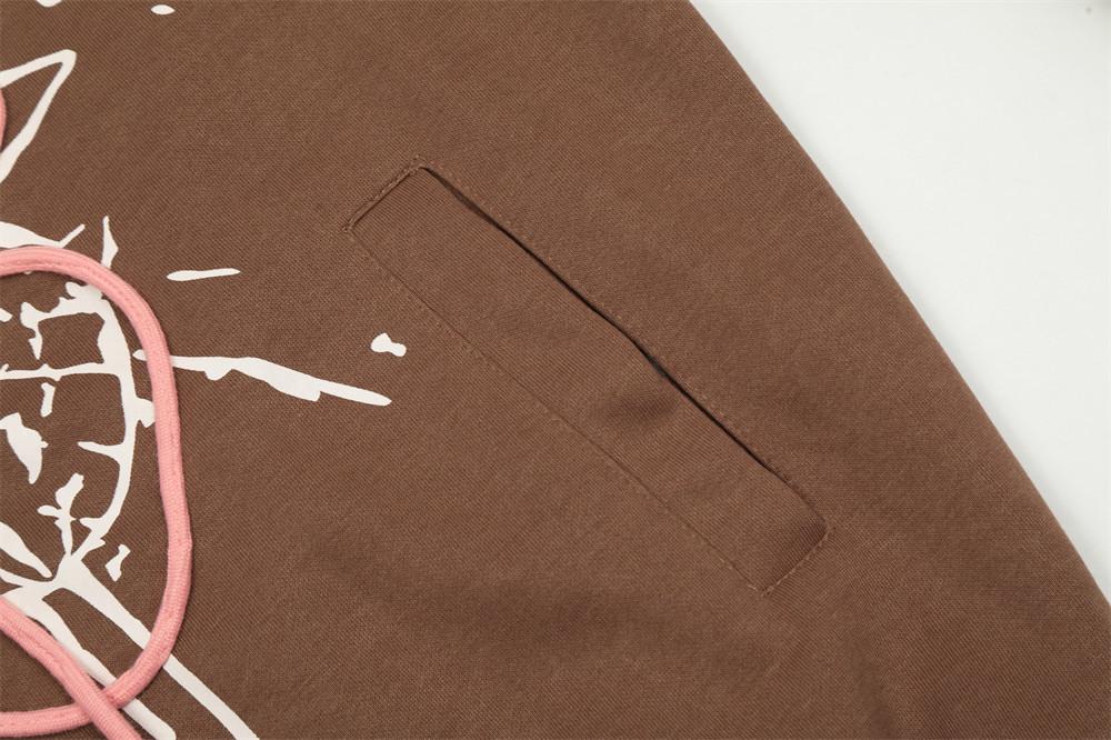 Butterfly Zip-Up Hoodie Shirts & Tops PinkLimes Trending Streetwear