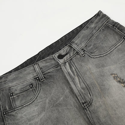 Distressed Ripped Jeans PinkLimes Trending Streetwear