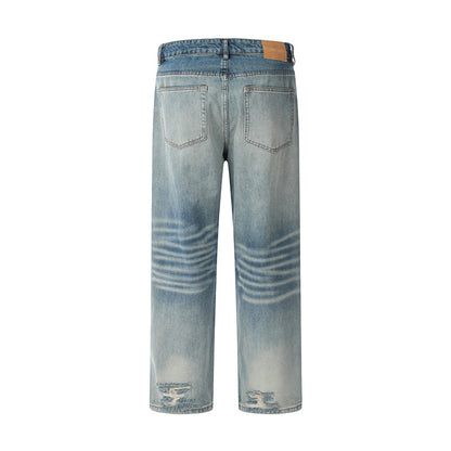 Ripped Pocket Denim Jeans PinkLimes Trending Streetwear