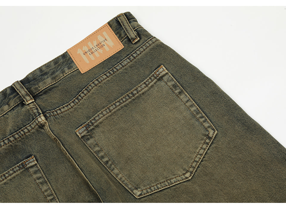 Auburn Straight-Leg Distressed Jeans PinkLimes Trending Streetwear