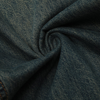 Dark Grey Straight-Leg Ripped Jeans PinkLimes Trending Streetwear