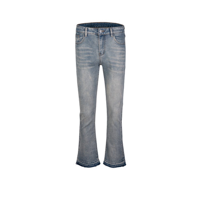 Contrast Pocket Vintage Jeans PinkLimes Trending Streetwear