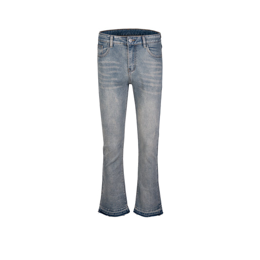 Contrast Pocket Vintage Jeans PinkLimes Trending Streetwear