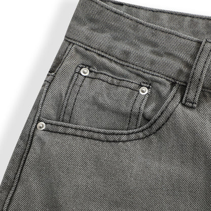 Washed Old Denim Wide Leg Jeans PinkLimes Trending Streetwear