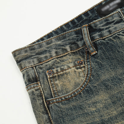 Vintage Ripped Micro-Flare Wide-Leg Jeans PinkLimes Trending Streetwear