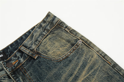 Vintage Ripped Micro-Flare Wide-Leg Jeans PinkLimes Trending Streetwear