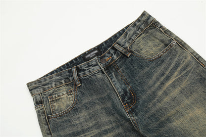 Vintage Ripped Micro-Flare Wide-Leg Jeans PinkLimes Trending Streetwear