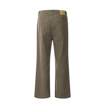 Retro Micro-Flared Wide-Leg Jeans PinkLimes Trending Streetwear