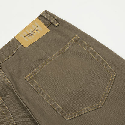 Retro Micro-Flared Wide-Leg Jeans PinkLimes Trending Streetwear