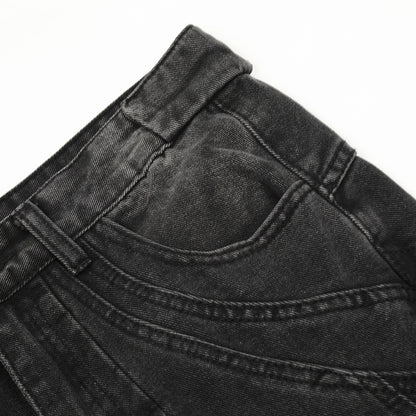 Deconstructed Micro-Flared Wide-Leg Jeans PinkLimes Trending Streetwear