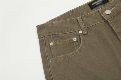Retro Micro-Flared Wide-Leg Jeans PinkLimes Trending Streetwear