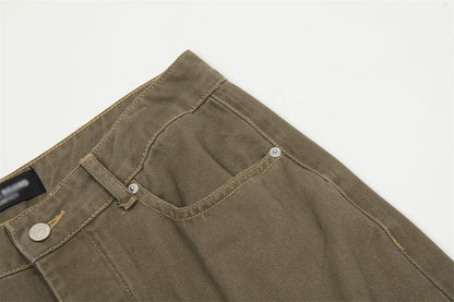 Retro Micro-Flared Wide-Leg Jeans PinkLimes Trending Streetwear
