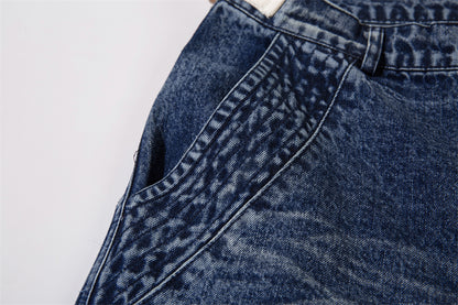 Washed Baggy Denim Jeans PinkLimes Trending Streetwear