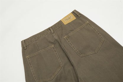 Retro Micro-Flared Wide-Leg Jeans PinkLimes Trending Streetwear