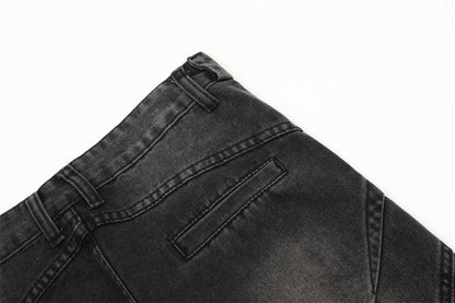 Deconstructed Micro-Flared Wide-Leg Jeans PinkLimes Trending Streetwear