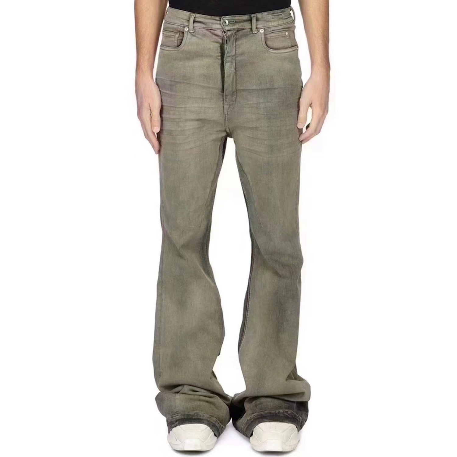 Old Washed Crumpled Jeans PinkLimes Trending Streetwear