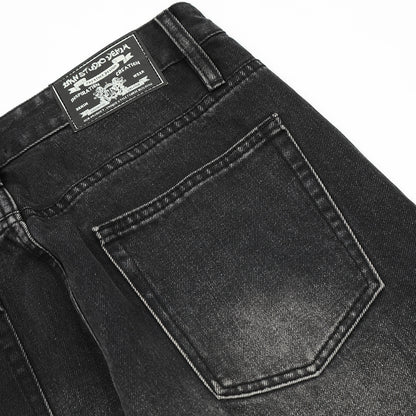 Loose Fit Washed Denim Straight Jeans PinkLimes Trending Streetwear