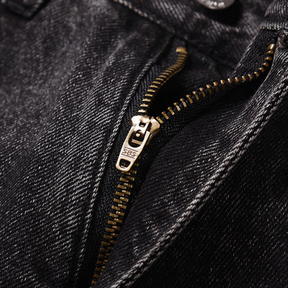 Neutral Washed Faded Loose Denim Pants PinkLimes Trending Streetwear