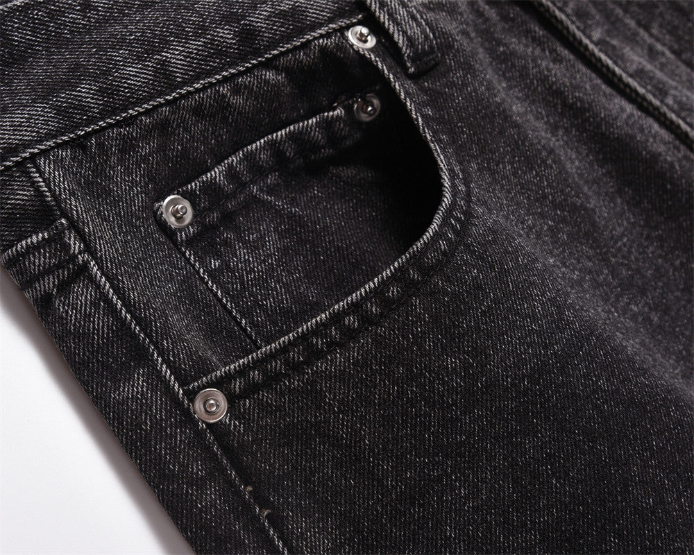 Neutral Washed Faded Loose Denim Pants PinkLimes Trending Streetwear