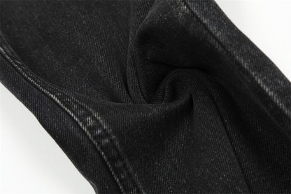 Loose Fit Washed Denim Straight Jeans PinkLimes Trending Streetwear
