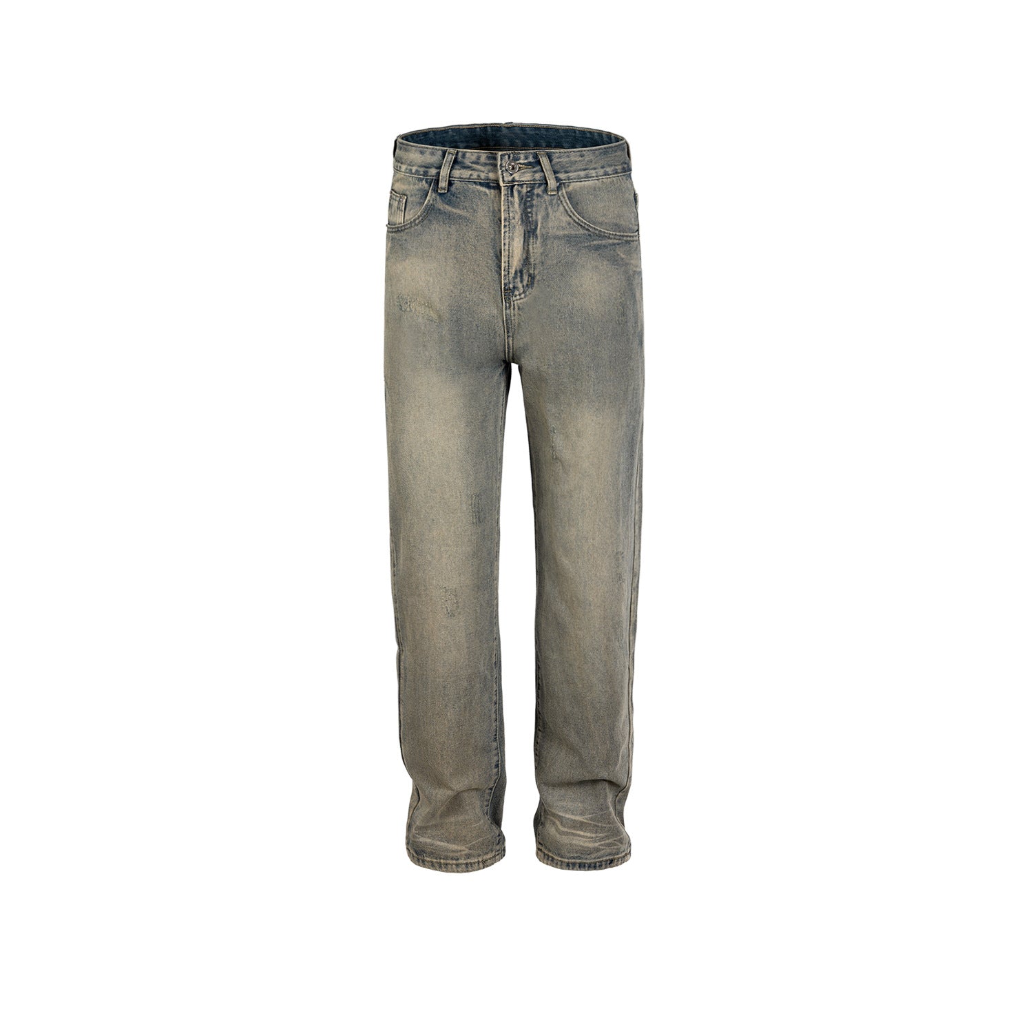Vintage Wash Straight-Leg Jeans PinkLimes Trending Streetwear