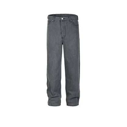 Archive‑Washed Wide Leg Dad Jeans PinkLimes Trending Streetwear