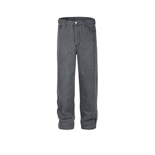 Archive‑Washed Wide Leg Dad Jeans PinkLimes Trending Streetwear