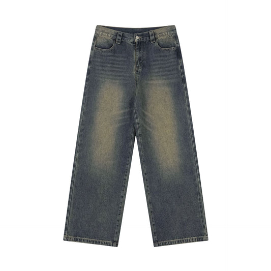Retro Blue Washed Loose Jeans PinkLimes Trending Streetwear