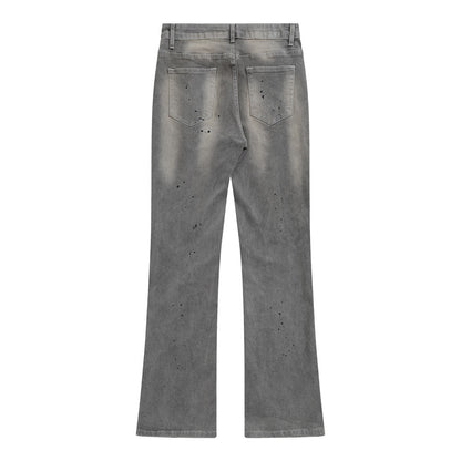 Splash Ink Loose Jeans PinkLimes Trending Streetwear