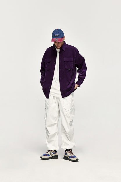 Functional Workwear Wide Leg Cargo Pants PinkLimes Trending Streetwear