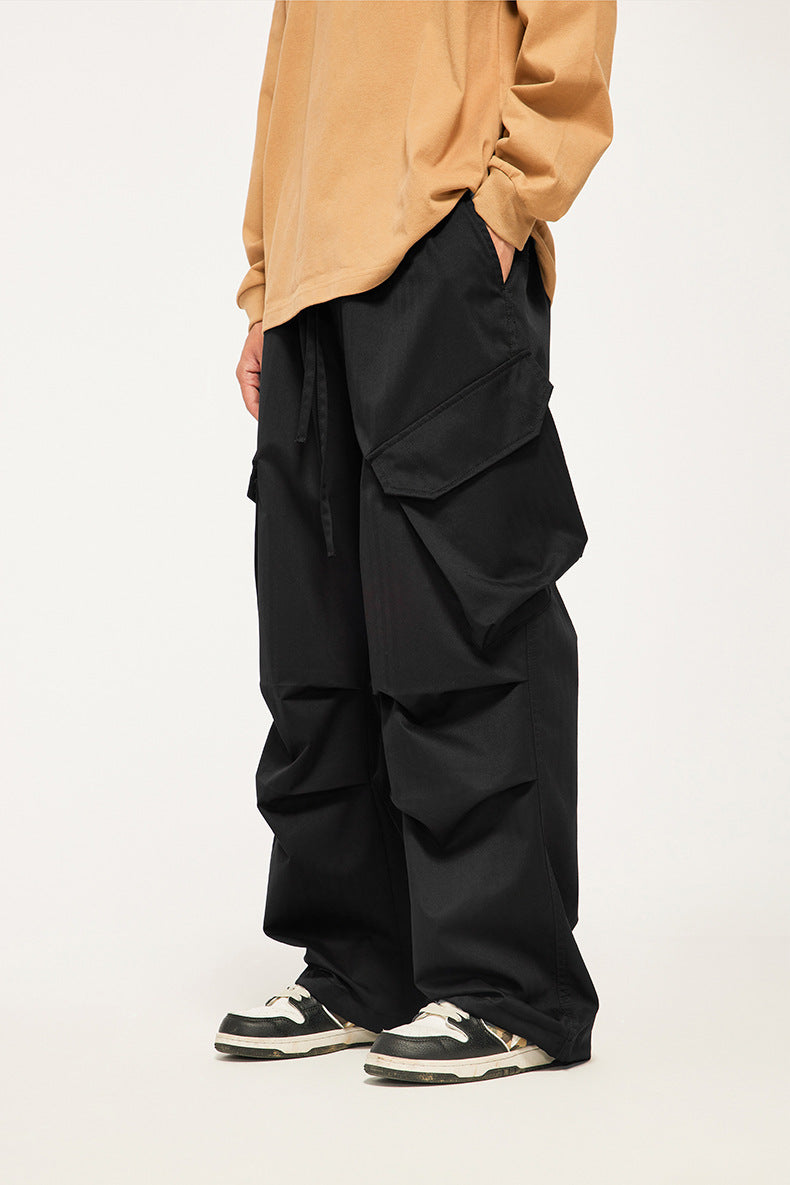 Functional Workwear Wide Leg Cargo Pants PinkLimes Trending Streetwear