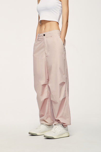 Two-Way Paratrooper Wide Leg Cargo Pants PinkLimes Trending Streetwear