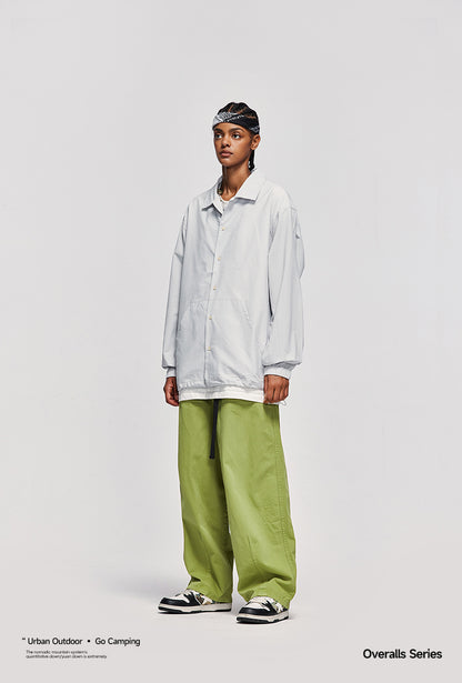 Japanese Loose Tooling Wide Leg Cargo Pants PinkLimes Trending Streetwear