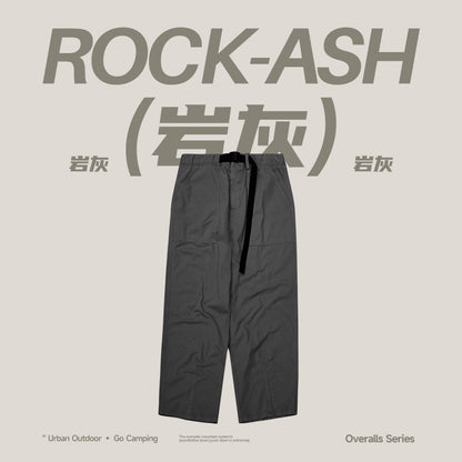 Japanese Loose Tooling Wide Leg Cargo Pants Rock Gray PinkLimes Trending Streetwear