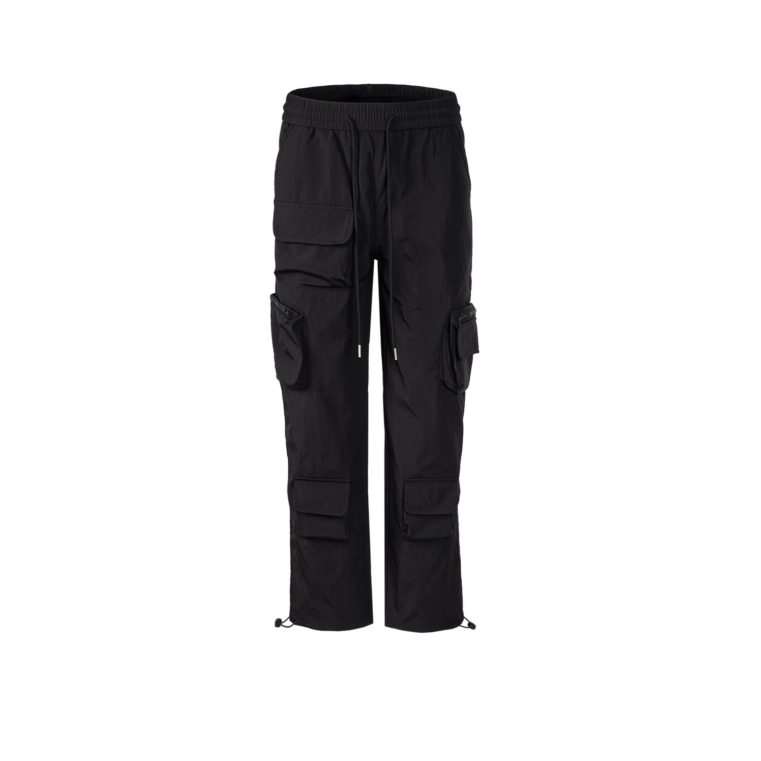 Functional Multi-Pocket Drawstring Cargo Pants PinkLimes Trending Streetwear