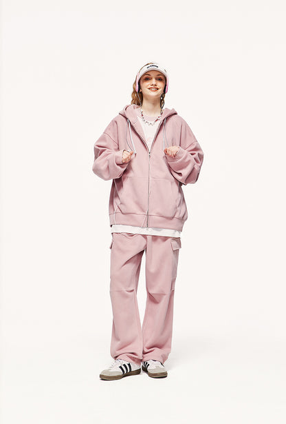 Dopamine Bristle Wide-Leg Cargo Pants PinkLimes Trending Streetwear