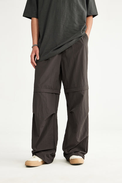 Waterproof Disassembly Wide-Leg Cargo Pants PinkLimes Trending Streetwear