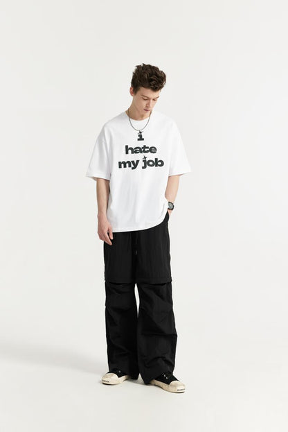 Waterproof Disassembly Wide-Leg Cargo Pants PinkLimes Trending Streetwear