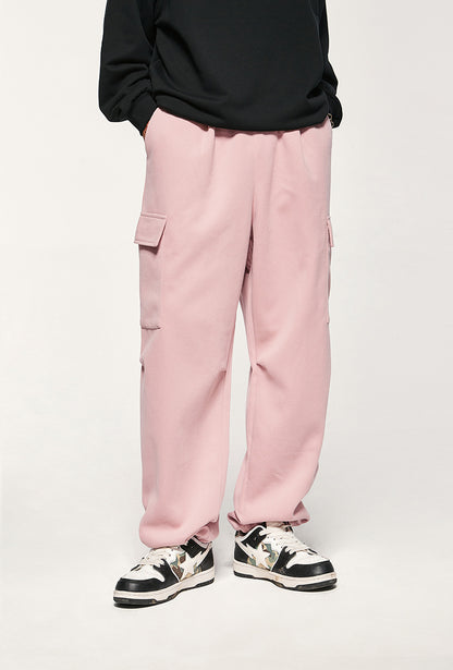 Dopamine Bristle Wide-Leg Cargo Pants PinkLimes Trending Streetwear
