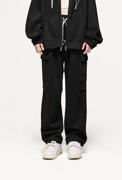 Dopamine Bristle Wide-Leg Cargo Pants PinkLimes Trending Streetwear